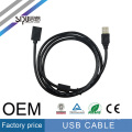 Cable de extensión del usb de la venta al por mayor de SIPU cable de usb del varón a la hembra de la alta calidad el mejor precio del usb del cable de datos